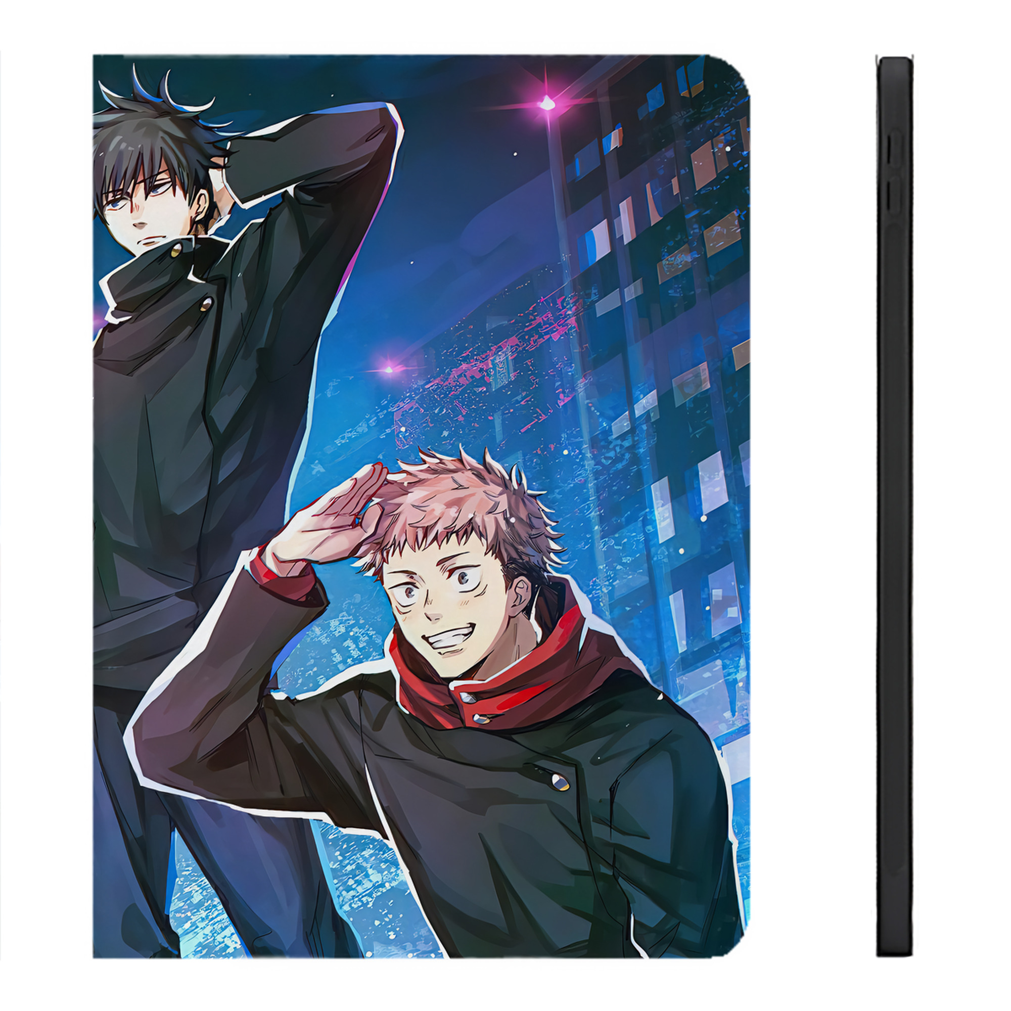 （画像用） 呪術廻戦 Jujutsu Kaisen IPadケース ペンホルダー付き ブックスタイルデザイン